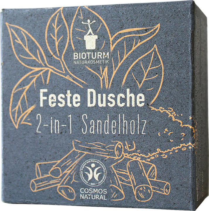 Gel Douche Solide Bois de Santal - 100 g - Bioturm