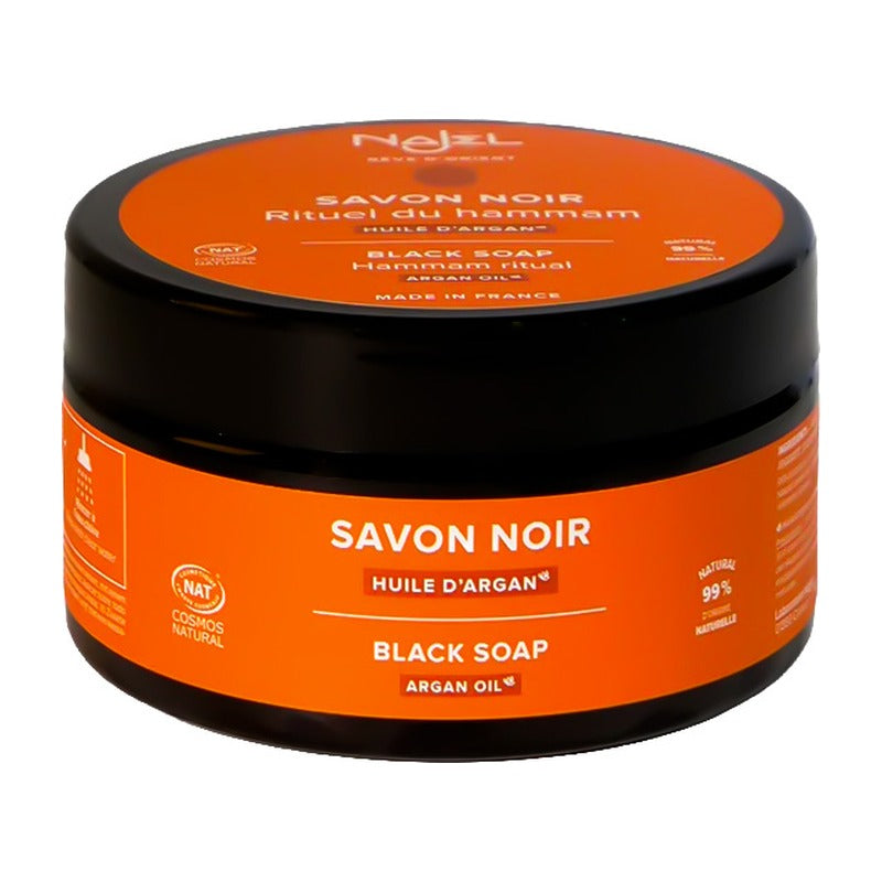 Savon Noir - Huile d'Argan - Bio - 180 g - Cosmos Natural - Najel