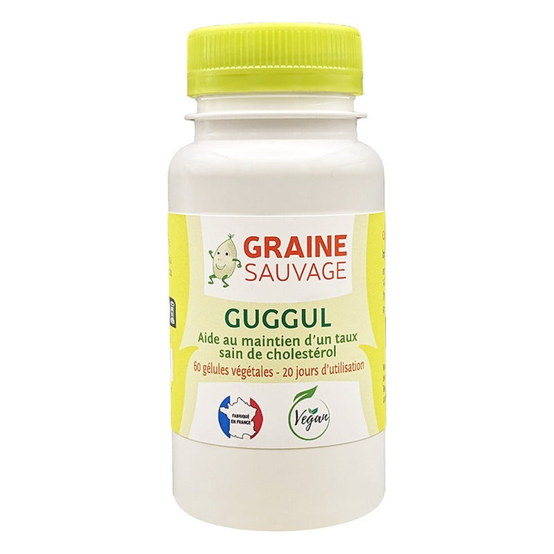 Guggul (Extrait) en Gélules - 60 Gélules Végétales - Graine Sauvage