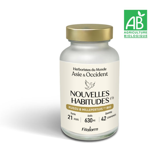 Kudzu et Millepertuis - Nouvelles Habitudes - 42 Comprimés - Bio - Fitoform