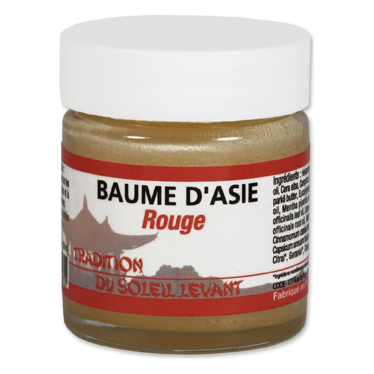 Baume d'Asie Rouge - Pot de 30 ml - Tradition du Soleil Levant