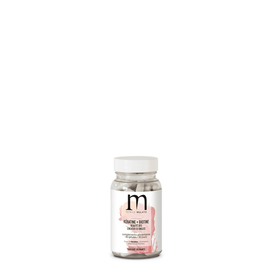 Nutricosmétique Kératine Biotine Cheveux & Ongles - 60 Gélules - Mulato