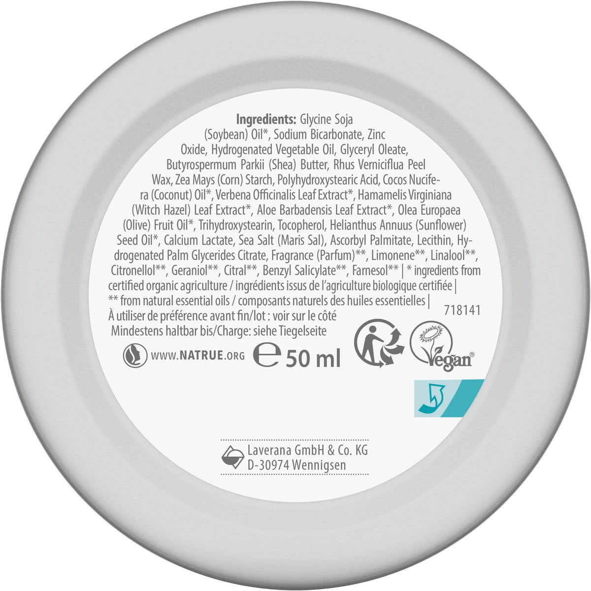 Deo Crème Basis Sensitiv - 50 ml - Lavera