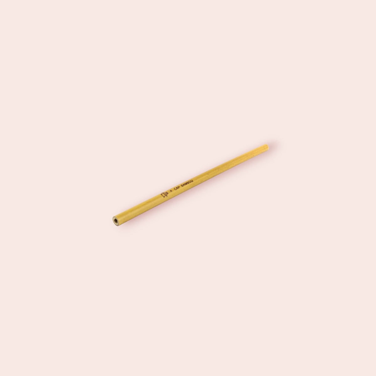 Paille Réutilisable en Bambou Caramélisée Gravée - 20 cm - Lot de 10 - Cap Bambou