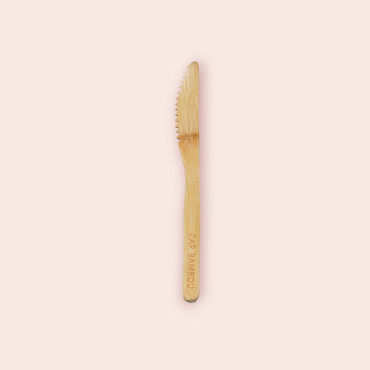 Couteau Réutilisable en Bambou - 20 cm - 1 Pièce - Cap Bambou