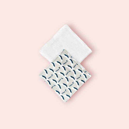 Lingettes Réutilisables Adulte - Lot de 3 - Cap Bambou