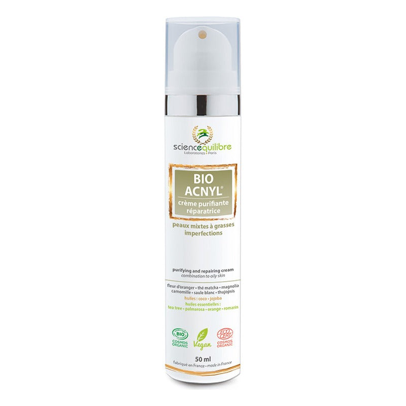 BIO ACNYL® Crème Purifiante - Tube Airless 50 ml - Science et Equilibre