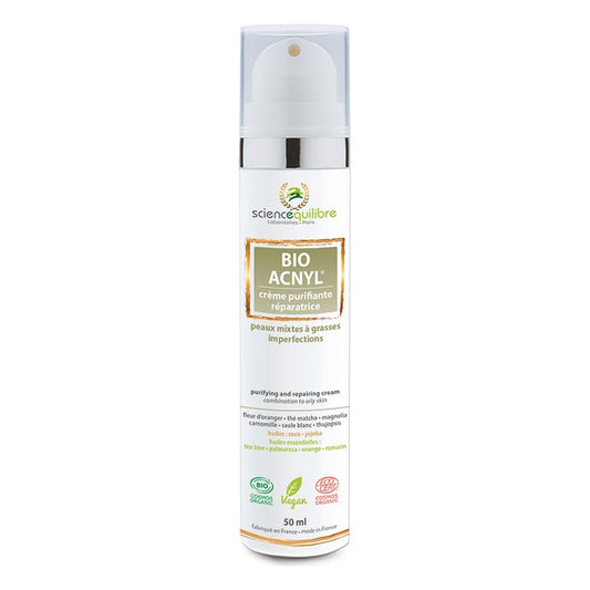 BIO ACNYL® Crème Purifiante - Tube Airless 50 ml - Science et Equilibre