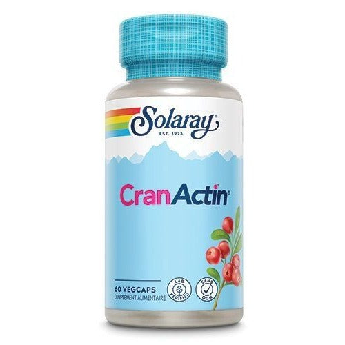 Cran Actin Canneberge - 400 mg - 60 Gélules Végétales - Solaray