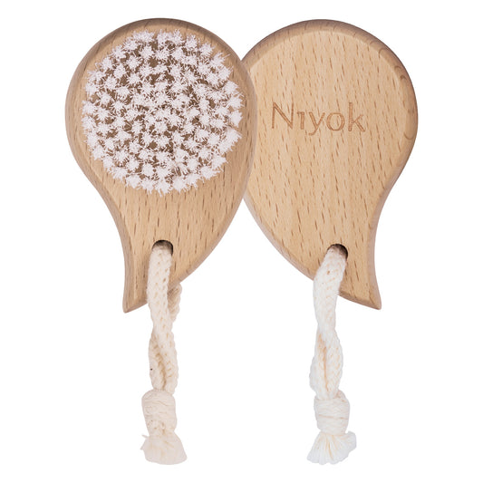 Brosse Visage en Bois - 1 Pièce - Bio - Niyok