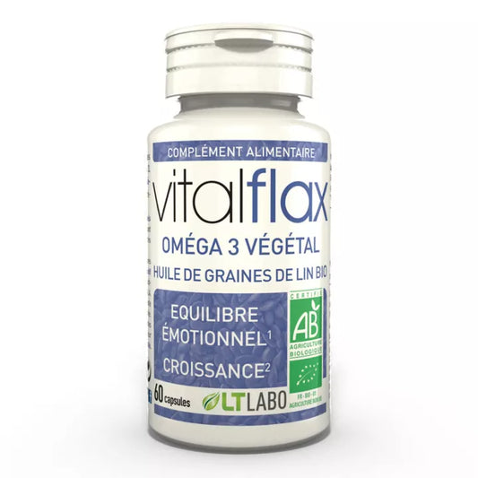 Vital Flax - 60 Capsules - Bio - LT Laboratoire
