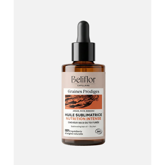 Huile Capillaire Nutrition Intense - 50 ml - Cosmos Organic - Beliflor