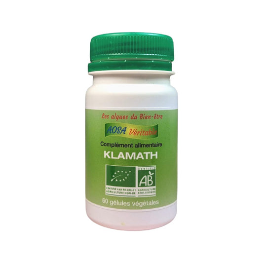 Klamath - 60 Gélules Végétales - Bio - Aosa Veritable