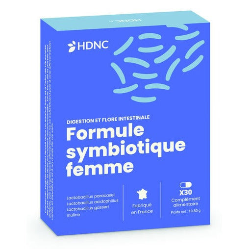 Formule Symbiotique Femme - 30 Gélules Végétales Gastro-Résistantes - HDNC
