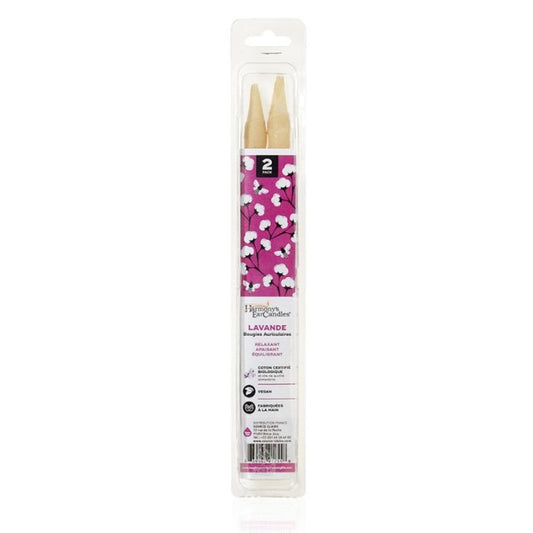 Bougies Auriculaires - Lavande - par 2 - Harmony's Candles