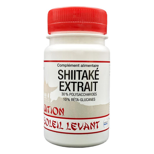 Shiitaké en Extrait - 60 Gélules Végétales - Bio - Tradition du Soleil Levant