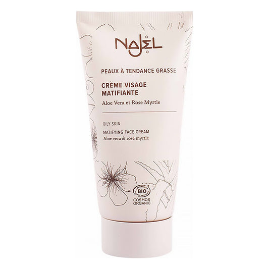 Crème Visage Matifiante - Rose Myrtle - 50 ml - Cosmos Organic - Najel