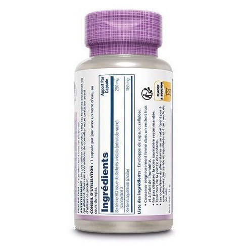 Berbérine - 60 Gélules Végétales - Solaray