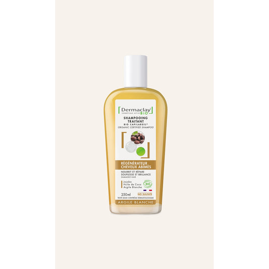 Shampooing Régénérateur - Cheveux Abîmés - 250 ml - Bio - Dermaclay