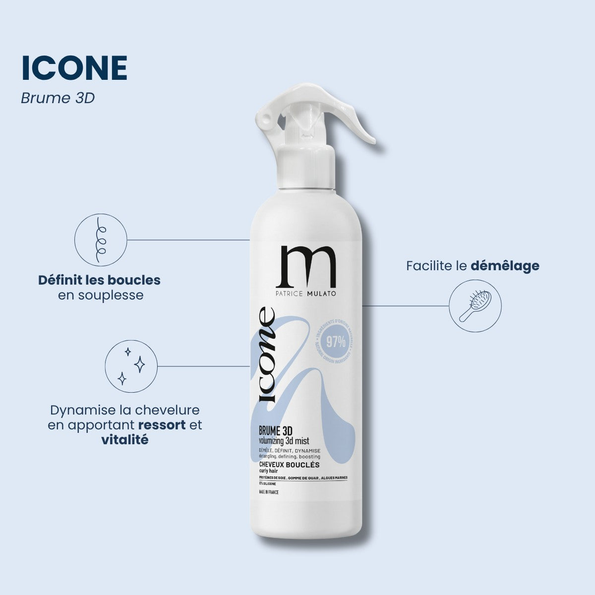 Icone Brume 3D - 300 ml - Mulato
