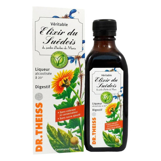 Élixir du Suédois 20° - Bouteille en Verre de 200 ml - Dr. Theiss