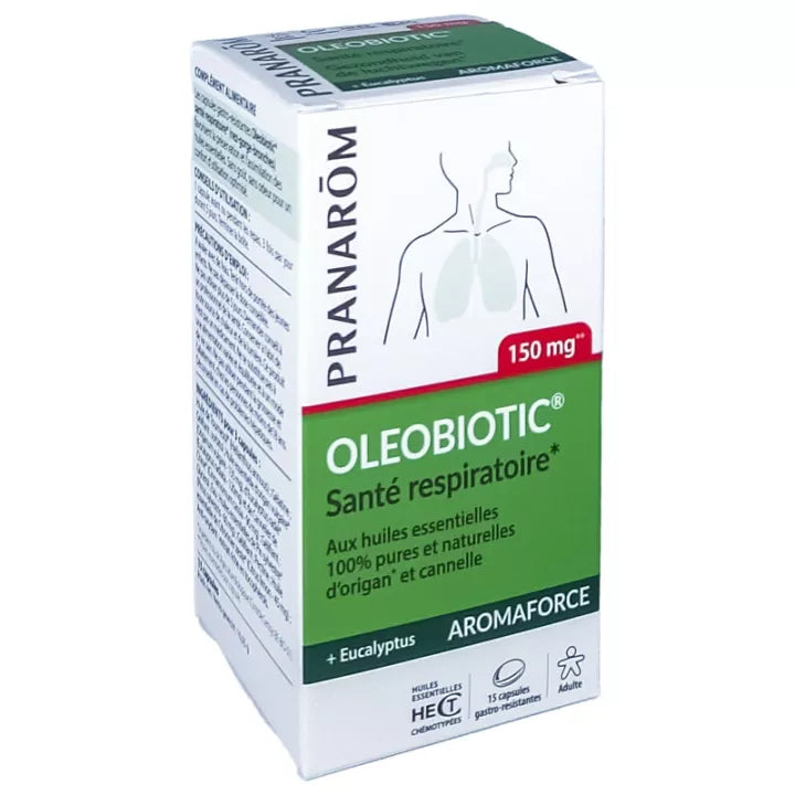 Oleobiotic Santé Respiratoire - 15 capsules - Pranarom