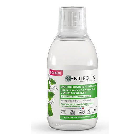 Bain de Bouche Concentré 2en1 Pur ou à Diluer - Bio - 250 ml - Cosmos Organic - Centifolia