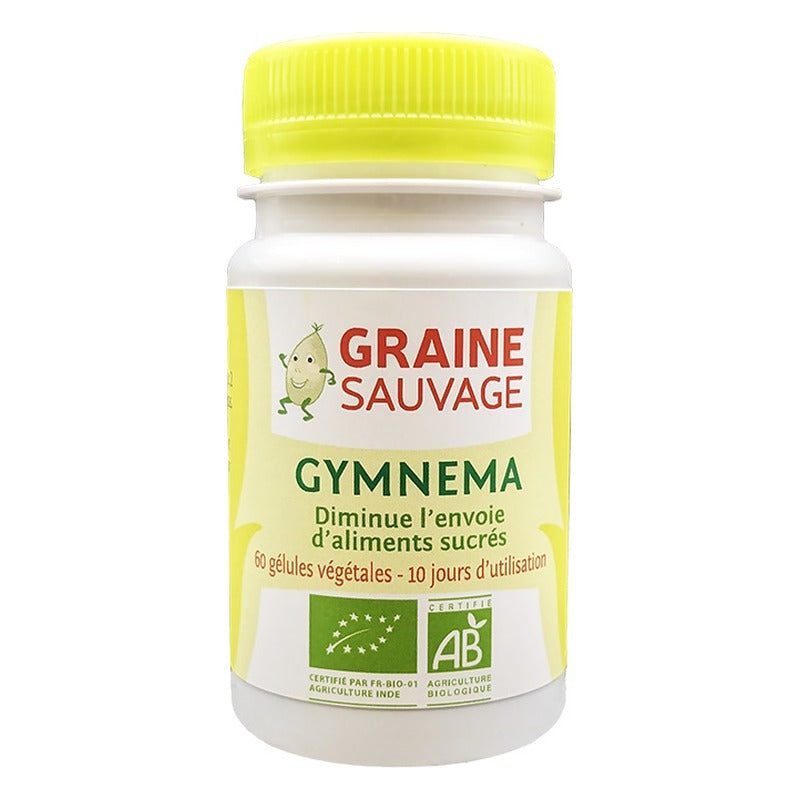 Gymnema en Gélules - 60 Gélules Végétales - Graine Sauvage