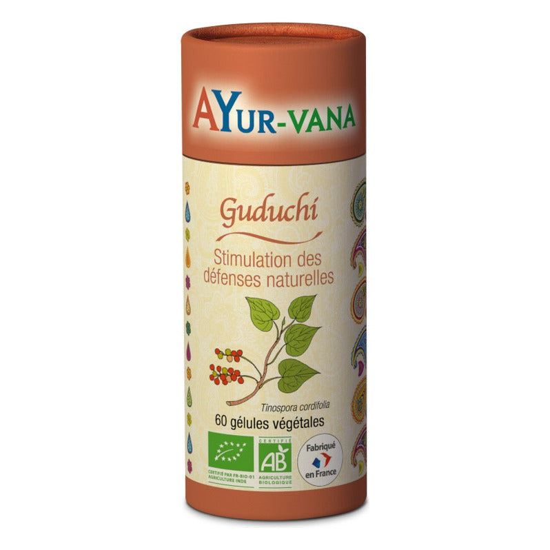 Guduchi - 60 Gélules Végétales - Bio - Ayur-Vana