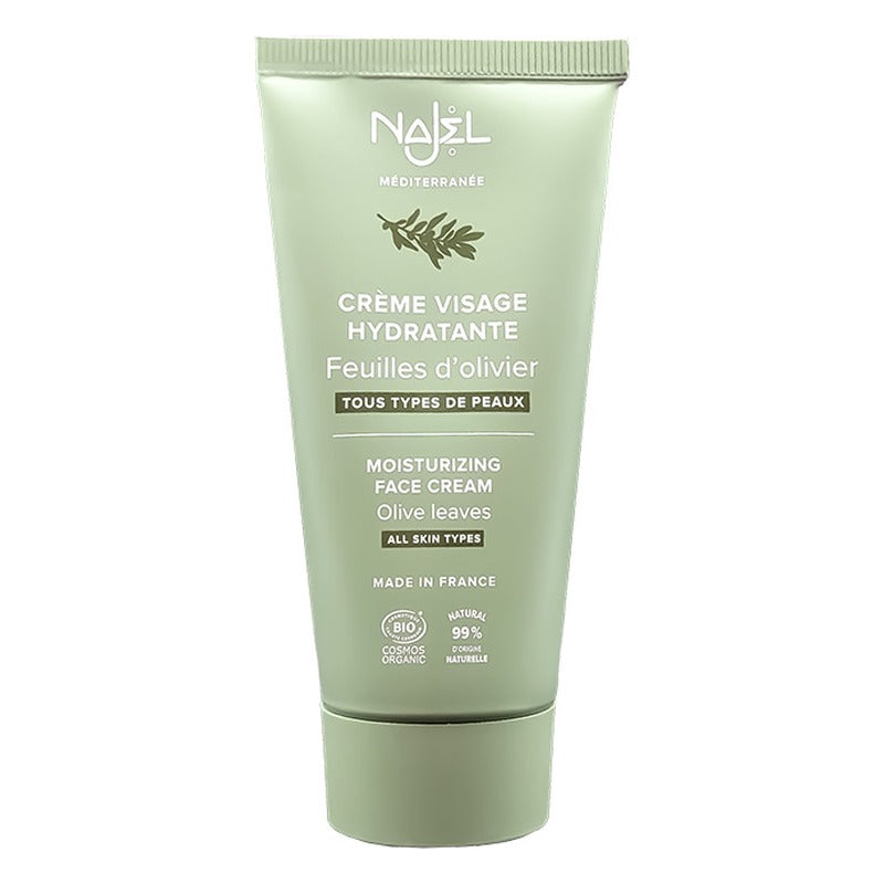 Crème Hydratante tout Type de Peaux - 50 ml - Cosmos Organic - Najel