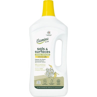 Nettoyant Sols et Surfaces - Verveine - 1 L - Ecodétergent - Etamine du Lys