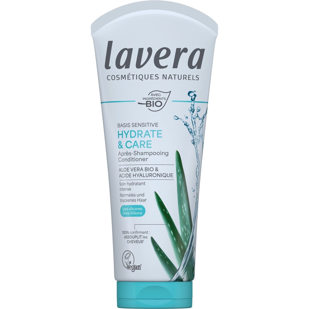 Basis Sensitiv Après-Shampooing Hydrate & Care - 200 ml - Lavera