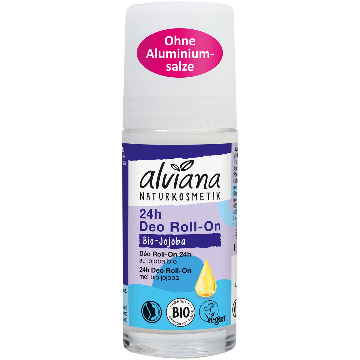 Deo Roll-On 24h Jojoba Alviana - 50 ml - Alviana