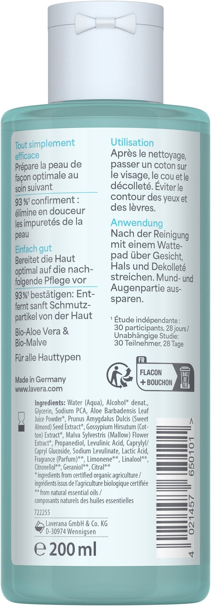 BS Lotion Tonique Soin Doux - 200 ml - Lavera