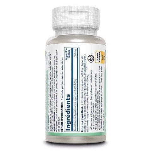 Bromelaïne - 500 mg - 60 Gélules Végétales - Solaray