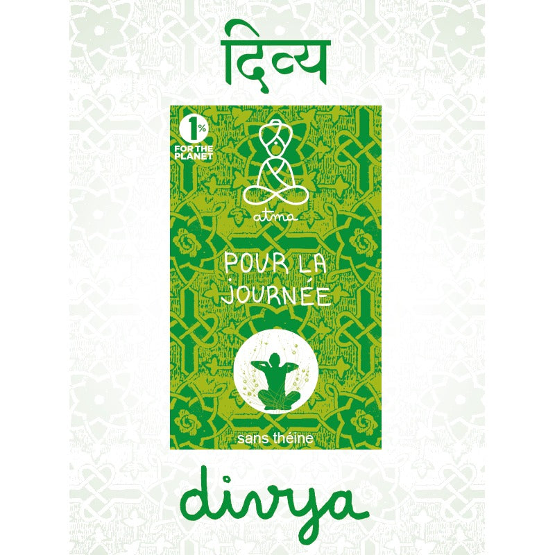 Infusion Divya - Pour la Journée - 20 Sachets - Bio - Atma