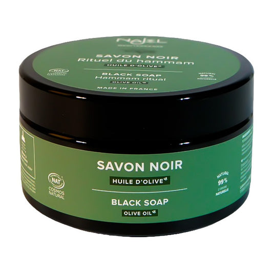 Savon Noir à l'Huile d'Olive sans Parfum - 180 g - Najel