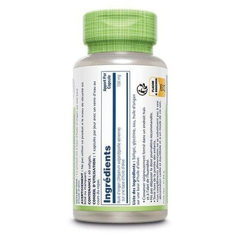 Huile d'Origan - 150 mg - 60 Capsules Molles - Solaray