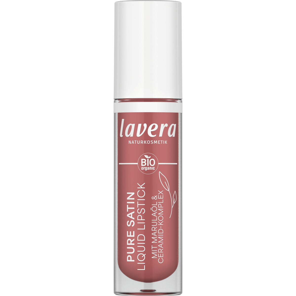 Pure Satin Liquid Lipstick (Rouge à Lèvres Liquide) - Nude Petal 02 - 4 ml - Lavera