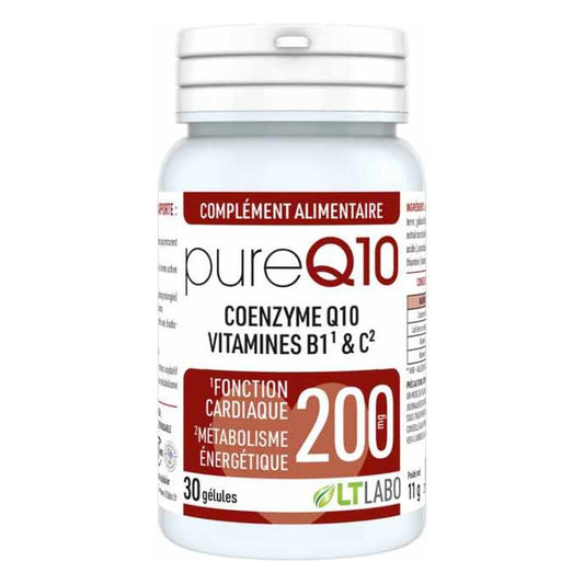 Pure Q10 100 mg - 60 Gélules - LT Laboratoire