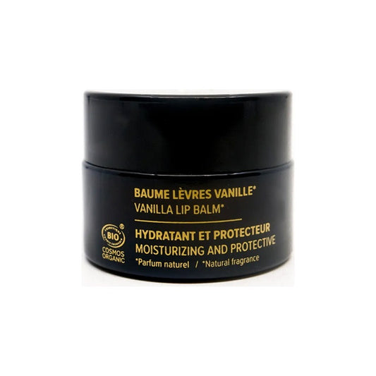 Baume Lèvres Karité Olive Ricin - Parfum Vanille - 12 g - Cosmos Organic - Najel