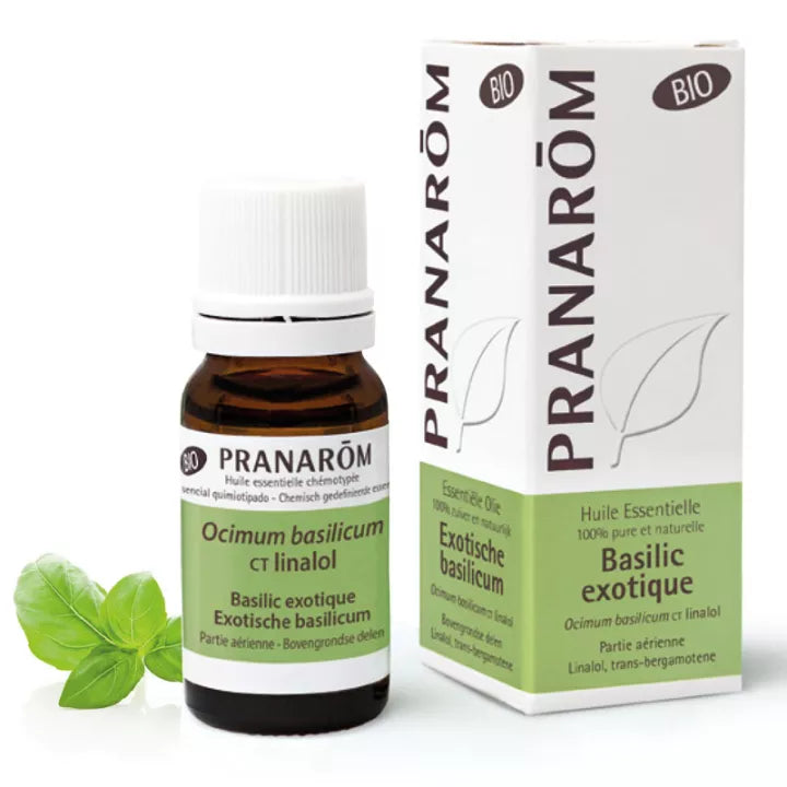 Huile Essentielle de Basilic Exotique - 10 ml - Bio - Pranarom