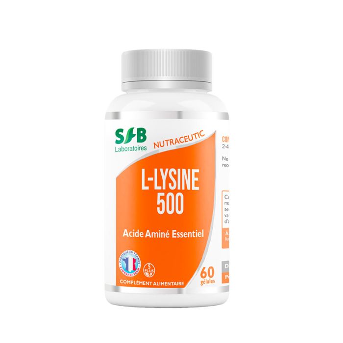 L-Lysine 500 - 60 gélules - SFB Laboratoires