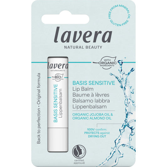 Baume à Lèvres Basis Sensitiv - 4,5 g - Bio - Lavera