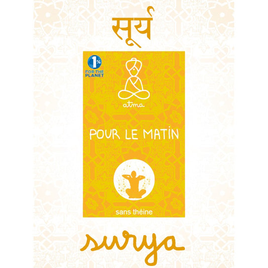 Infusion Surya - Pour le Matin - 20 Sachets - Bio - Atma