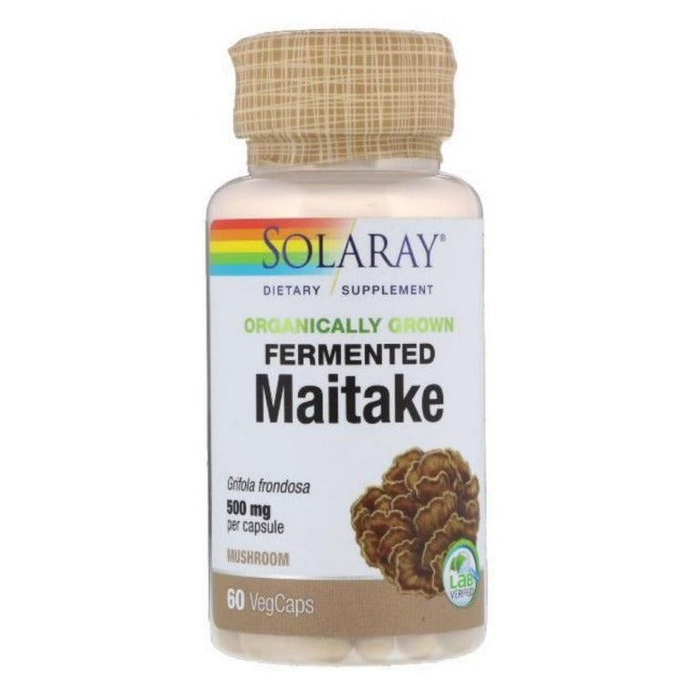 Maitake Fermenté - 500 mg - 60 Gélules Végétales - Solaray