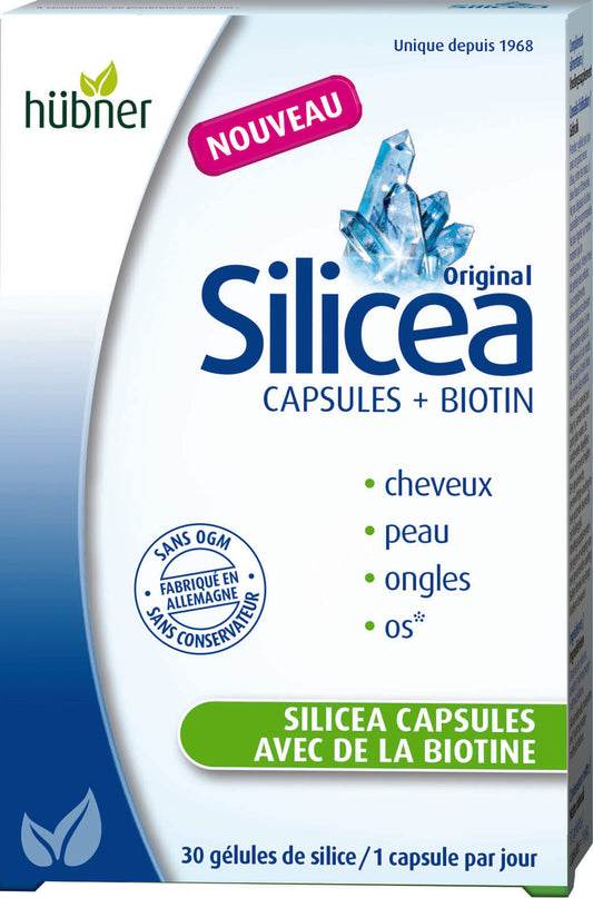 Silicea Capsules avec Biotine - 30 Pièces - Bio - Hübner