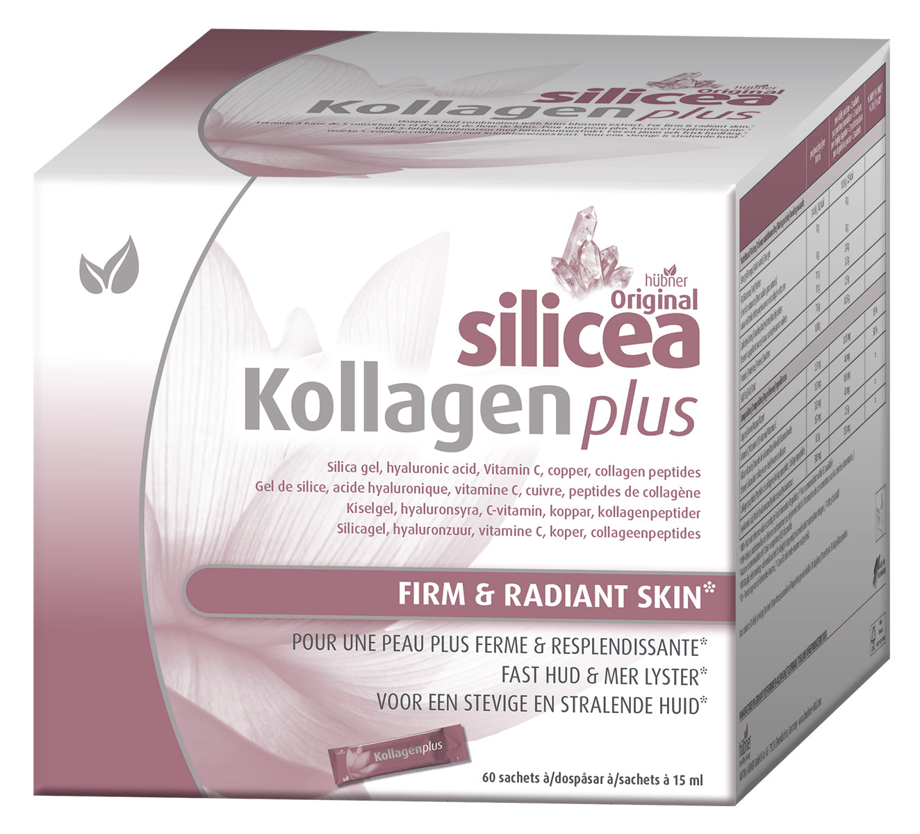 Silicea Kollagen Plus - 60 Sachets - Bio - Hübner