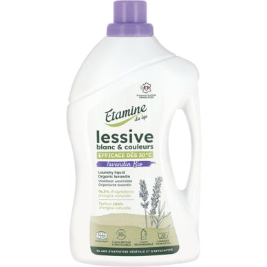 Lessive Liquide Lavandin - 1 L - Ecodétergent - Etamine du Lys