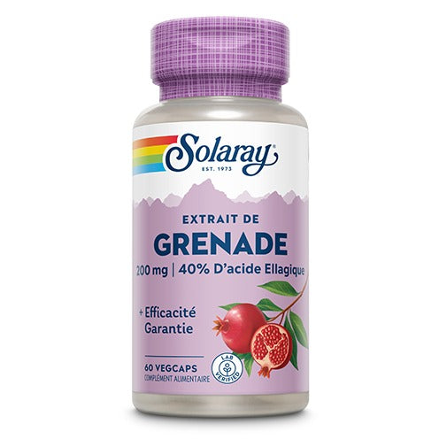 Grenade - 200 mg - 60 Gélules Végétales - Solaray